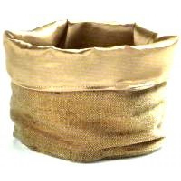 Sacco in Juta piccolo per confetti con interno foderato in raso mm.50x50 Pz.25