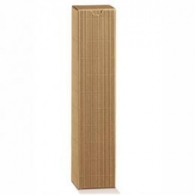 Scatola per bottiglie olio in cartoncino ondulato avana mm.45x45x215 - Pz.10