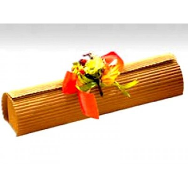 Scatola portaconfetti Bombon in cartone ondulato avana mm.140x60x40 - Pz.50 Sconto 10%