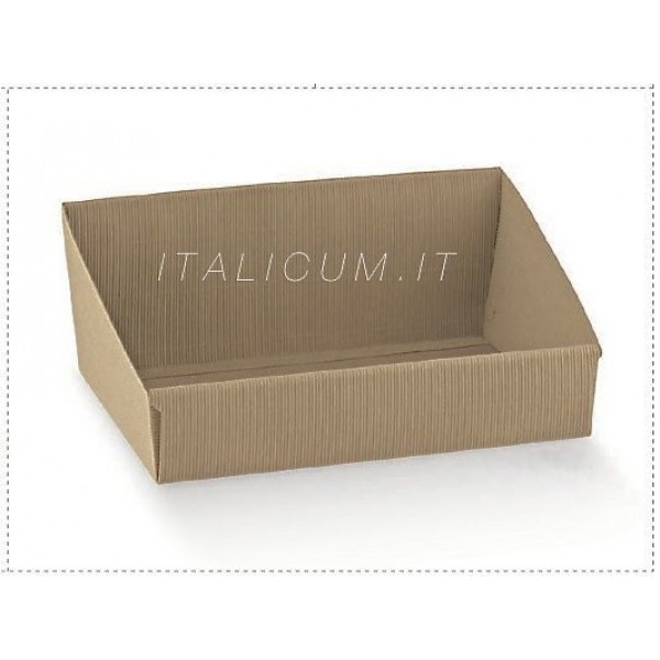 Scatole VASSOIO cartone ondulato avana per confezioni mm.310x240x105 - Pz.10 Sconto 10%