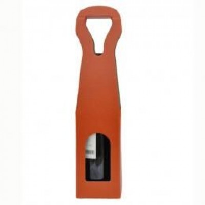 Scatole portabottiglia 1 posto bag ARANCIO mm.90x90x410 Pz.10