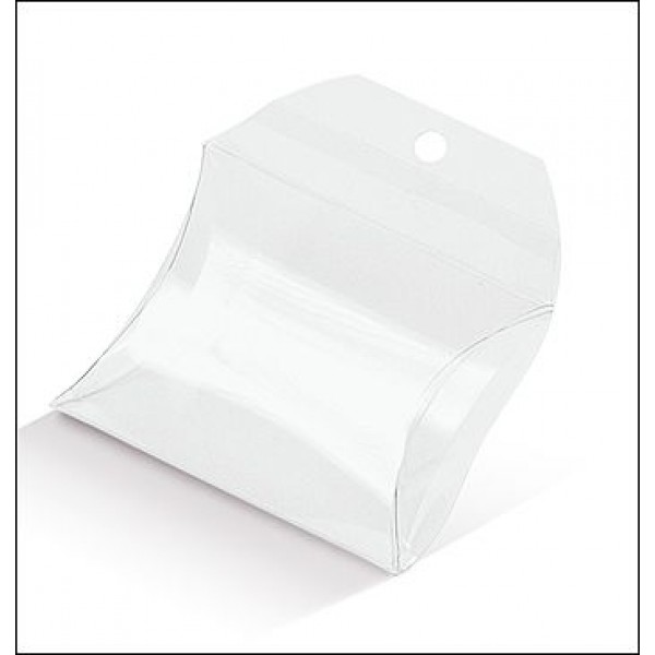 Scatole trasparenti Borsetta mm.  55x55x17 - Pz.10