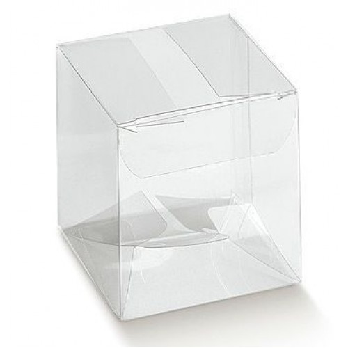 Scatole trasparenti PVC ad astuccio mm.180x180x250 - Pz.10 