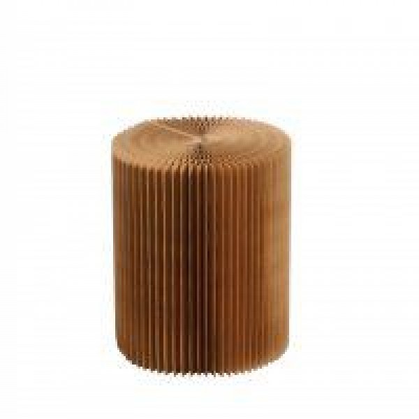 Sgabello in carta rigida MARRONE richiudibile cm.38x30