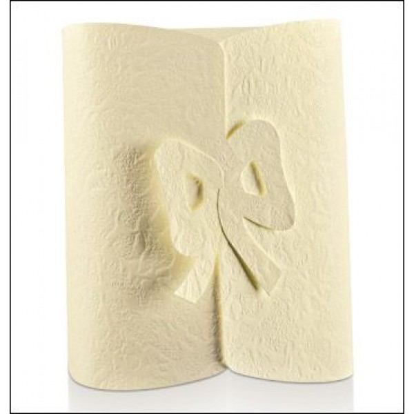 Scatole Fiocco in cartoncino Sorgente Avorio mm.70x60x30 Pz.10
