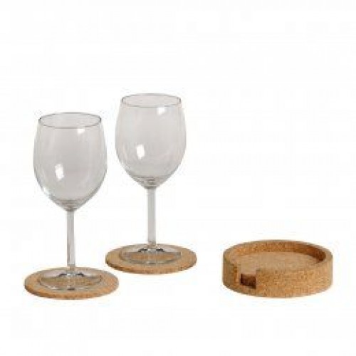 Sottobicchieri sughero set 6 pezzi