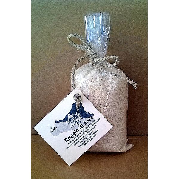 Sale naturale artigianale aromatizzato al limone sacchettino da 300 g