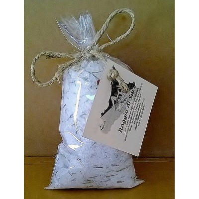 Sale naturale artigianale aromatizzato al rosmarino sacchetto da 300 gr.