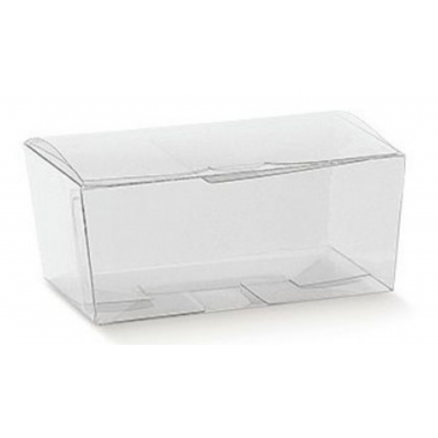Scatola trasparente ballottin trapezoidale mm.115x75x60 - Pz.10