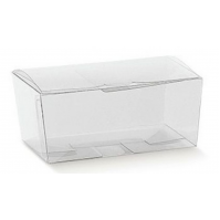Scatola trasparente ballottin trapezoidale mm.125x80x65 - Pz.10