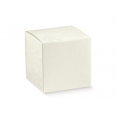 Scatole pieghevoli sfera bianco cartone mm.140x140x140 - Pz.10