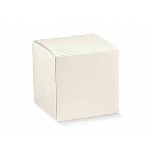 Scatole pieghevoli sfera bianco cartone mm.140x140x140 - Pz.10