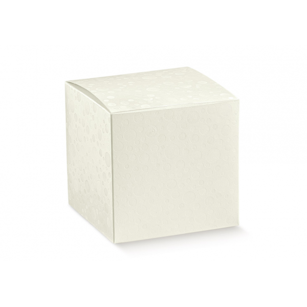 Scatole pieghevoli sfera bianco cartone mm.140x140x140 - Pz.10