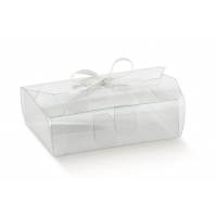 Scatola Automontante Trasparente con Fori - 165x110x40 mm - Pz.10