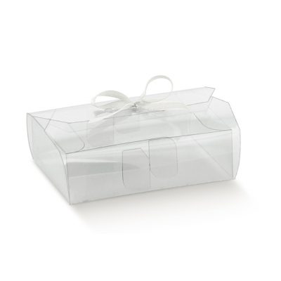 Scatola Automontante Trasparente con Fori - 165x110x40 mm - Pz.10