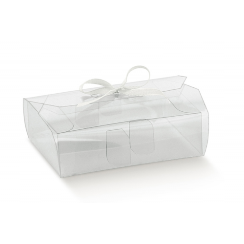 Scatola Automontante Trasparente con Fori - 165x110x40 mm - Pz.10