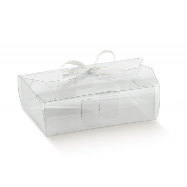 Scatola Automontante Trasparente con Fori - 165x110x40 mm - Pz.10