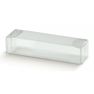 Scatole trasparenti portaconfetti ad Astuccio mm.37x37x100 - Pz.10