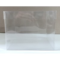 Scatole trasparenti grandi PVC con coperchio mm.200x200x800 - Pz.10