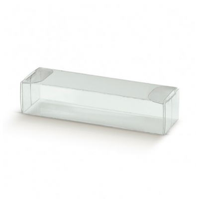 Scatole trasparenti automontanti PET per alimenti mm.130x35x25 - Pz.10