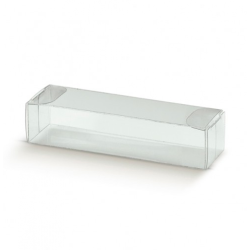 Scatole trasparenti automontanti PET per alimenti mm.130x35x25 - Pz.10