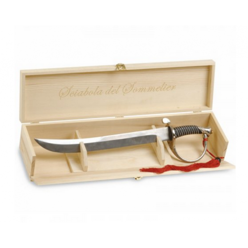 Sciabola Sommelier per Champagne Sabrage con Cassetta – Professionale