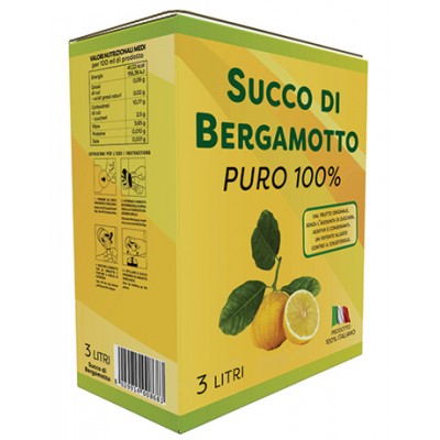 Succo di Bergamotto puro 100% - 3 Lt.