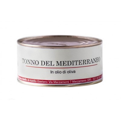 Tonno del Mediterraneo in olio d'oliva latta 300 gr. 