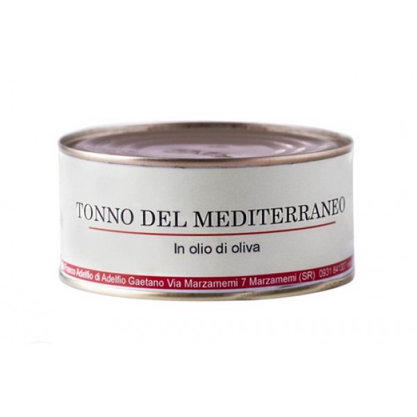 Tonno del Mediterraneo in olio d'oliva latta 160 gr. 