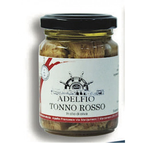 Tonno rosso siciliano in olio di oliva 100 gr. 