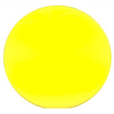 Tulle giallo per confetti veli rotondi 23 cm. - Pezzi 100