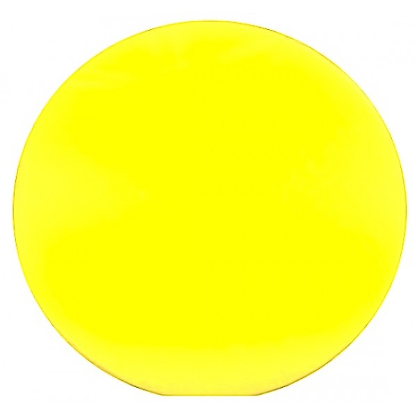Tulle giallo per confetti veli rotondi 23 cm. - Pezzi 100
