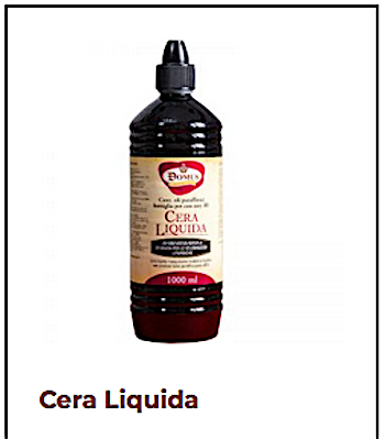 Cera Liquida liturgica - 4 bottiglie da 1 litro