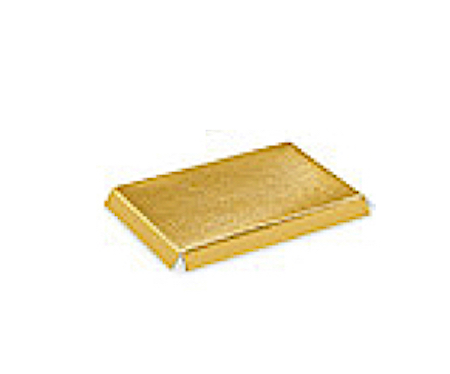 Raised GOLD floor for clear Cofanetto boxes mm.70x45 -10 Pcs.