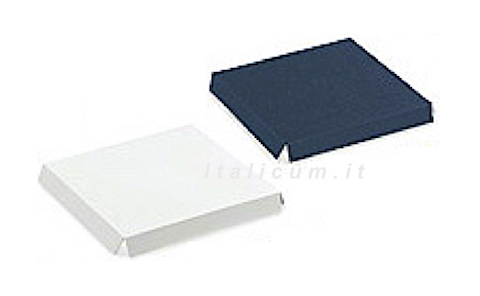 Fondi rialzati mm.100x100 doppio uso BLU/BIANCHI Pz.10
