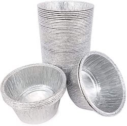 Aluminiumbecher für Cupcakes mm.86x38 - 100 Stk. 2