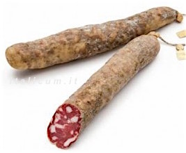 Nebrodi black pork salami 300 grams