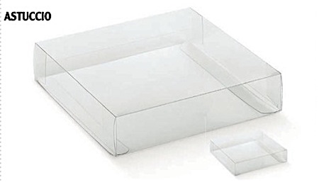 Scatole trasparenti Astuccio mm.100x100x50 - Pz.10
