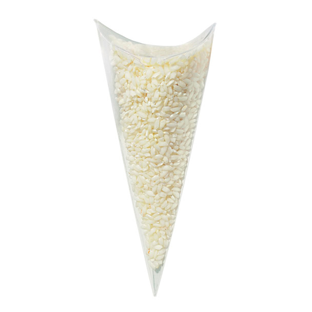 Transparent Boxes Cone mm. 155 Pcs.10 2