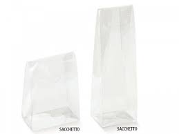 Transparent rhombus box Sacchetto mm. 40x40x95 - 10 Pcs. 2