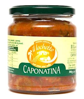 Typische sizilianische Auberginen Caponatina 300 gr.