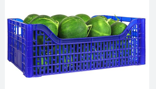 Small eco-plastic fruit and vegetable crates 2