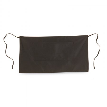 Grembiule bar corto cotone nero cm.35 - Pz.1