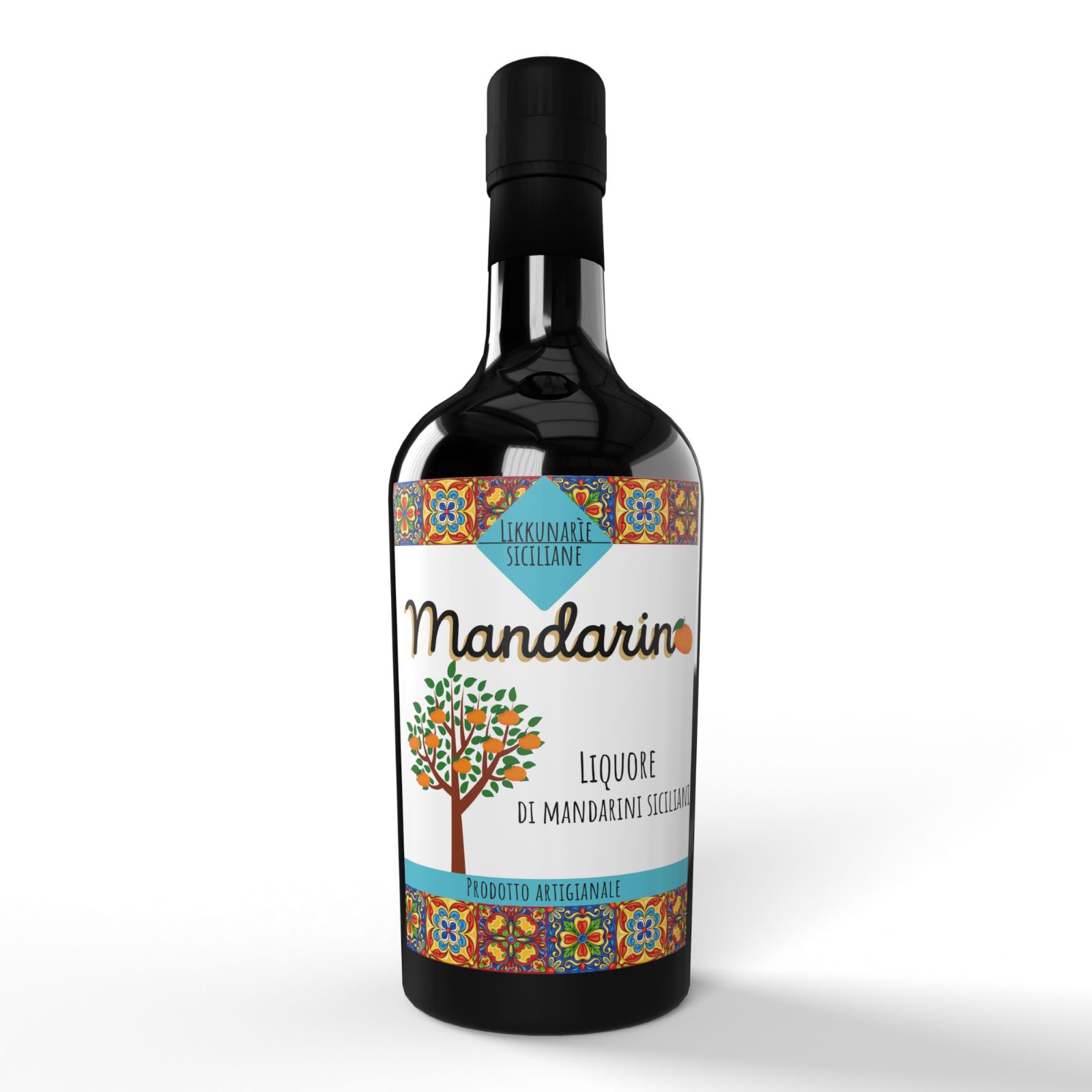 Liquore al mandarino siciliano artigianale - 50 cl. 28% Vol.