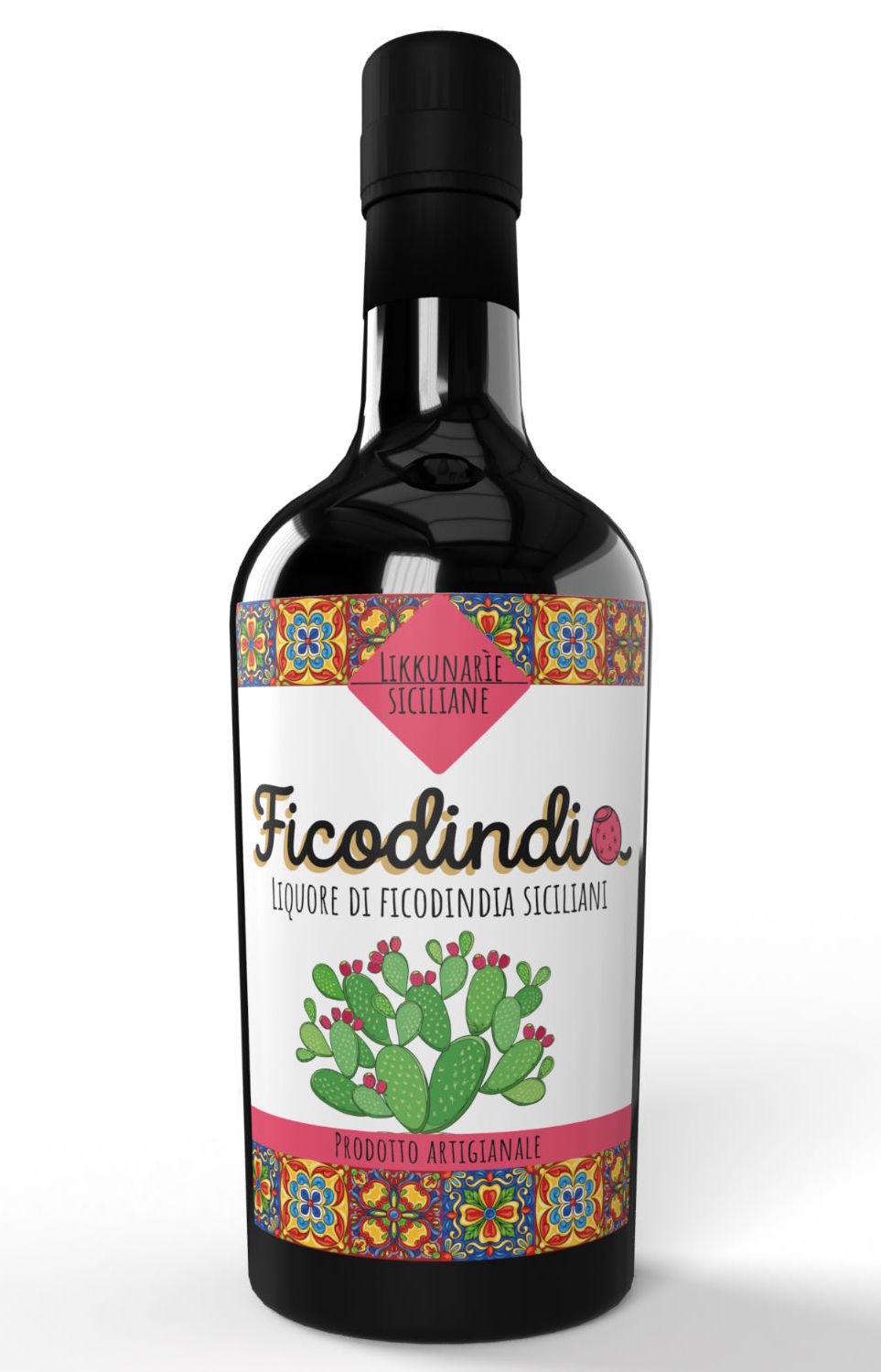 Liquore di ficodindia siciliano artigianale - 50 cl. 24% Vol.