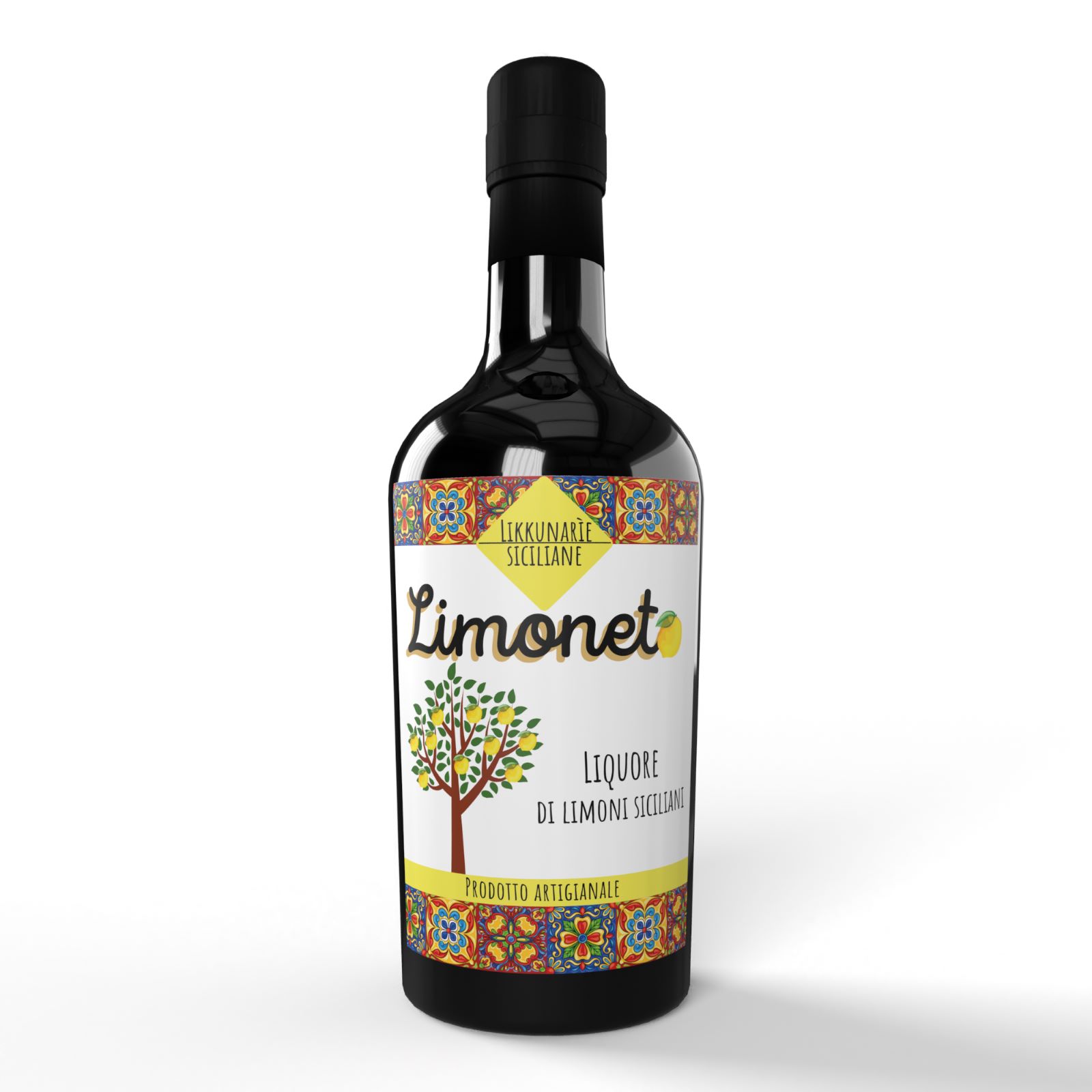 Liquore ai limoni siciliano artigianale - 50 cl. 28% Vol.