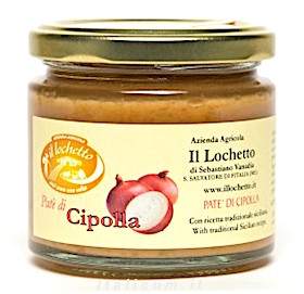 Rote Zwiebelpastete aus sizilianische Nebrodi 180 gr.