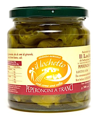 Peperoncini sott'olio a tranci 300 gr.