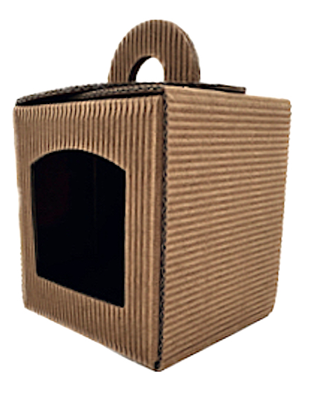 JARS HOLDER BOX - cardboard boxes 1 place for 250 gr. jars - mm.75x70x85 - 15 Pcs.