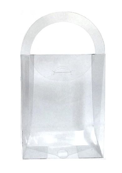 Klarsichtbox Borsetta mit Griffe mm. 132x42x170 - 10 Stck.